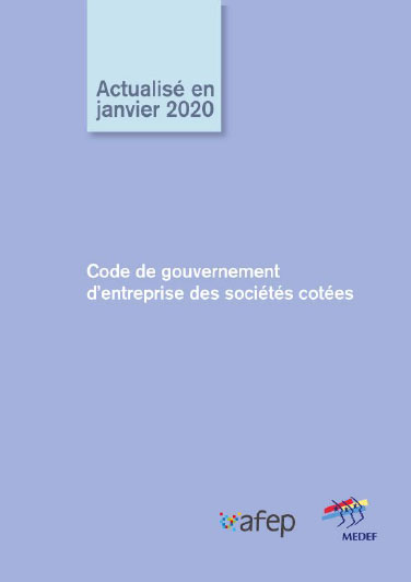 Code Afep-Medef actualisé n janvier 2020